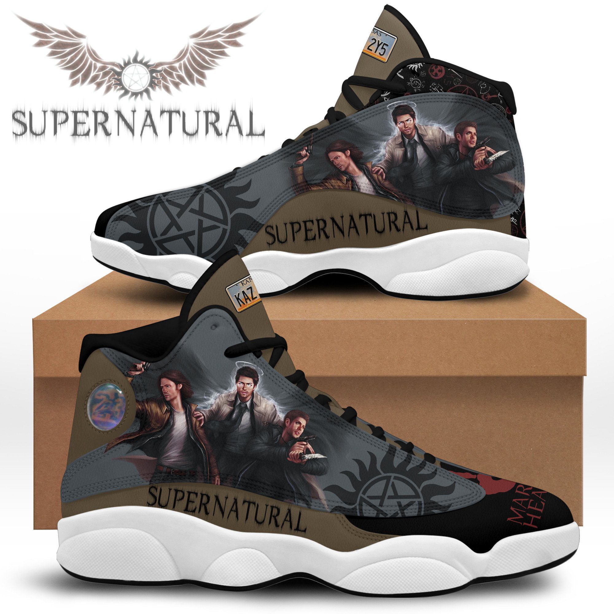 JWFancy Supernatural AJ13 Sneakers Shoes For Men And Women