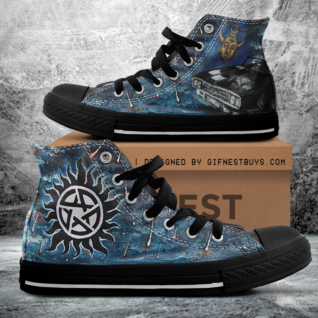 JWFancy Supernatural High Top Canvas Sneakers Shoes For Men And Women