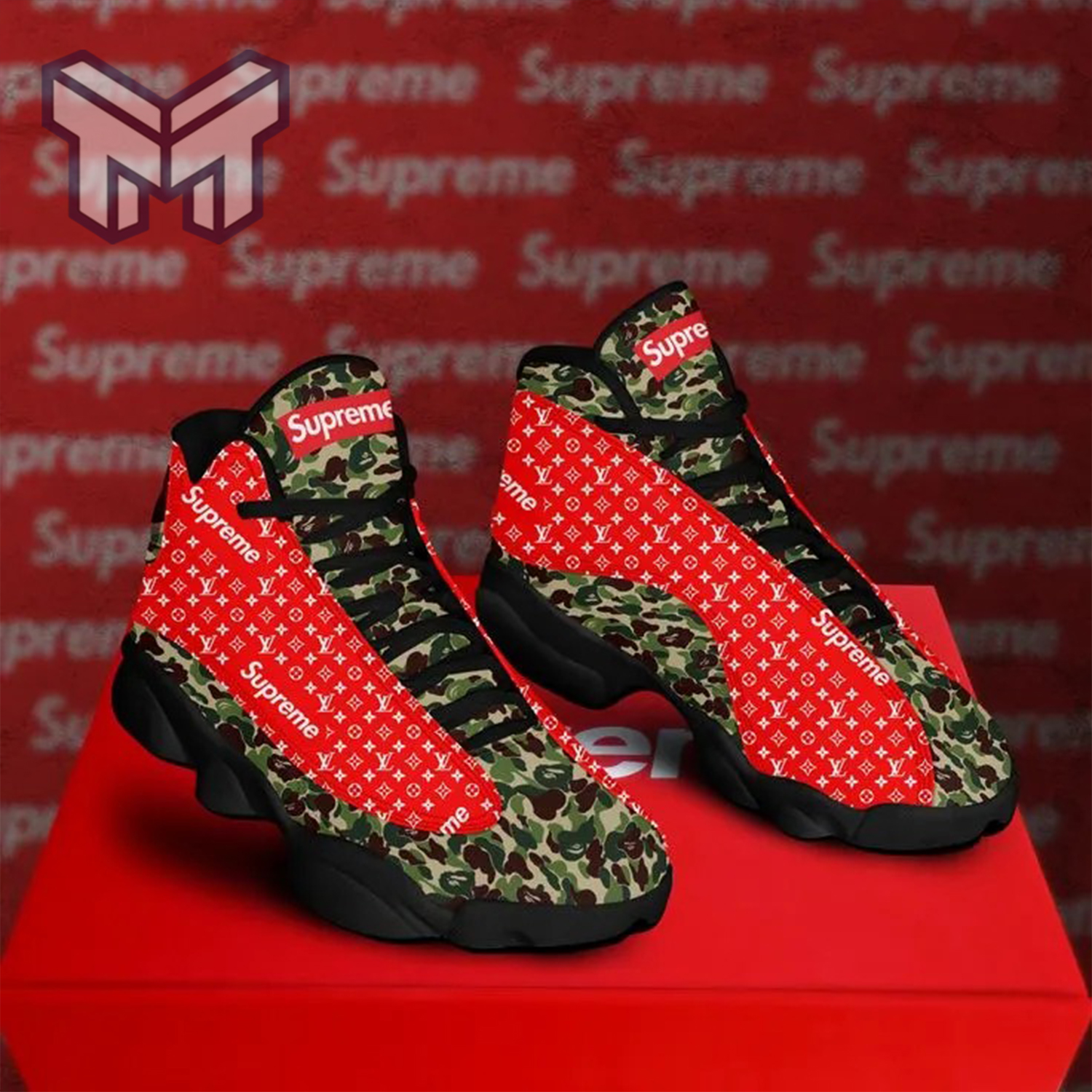 JWFancy Supreme AJ13 Sneakers Shoes For Men And Women