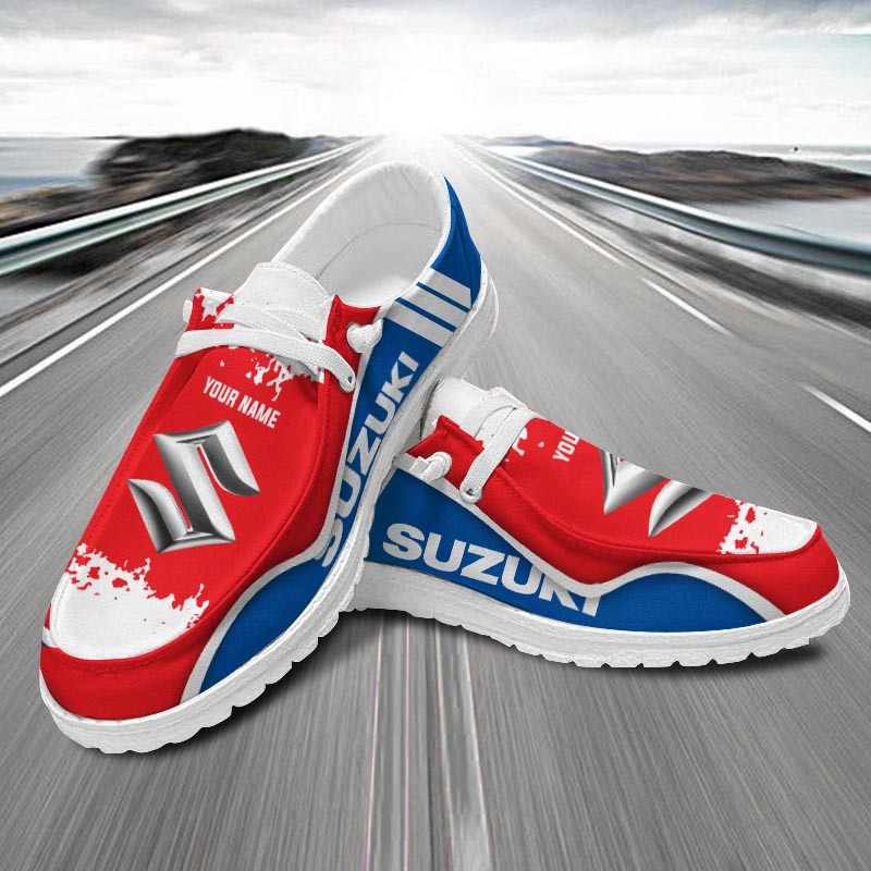JWFancy Suzukis Hey Dude Shoes Wally Men's Lace Up Loafers Comfortable For Men And Women