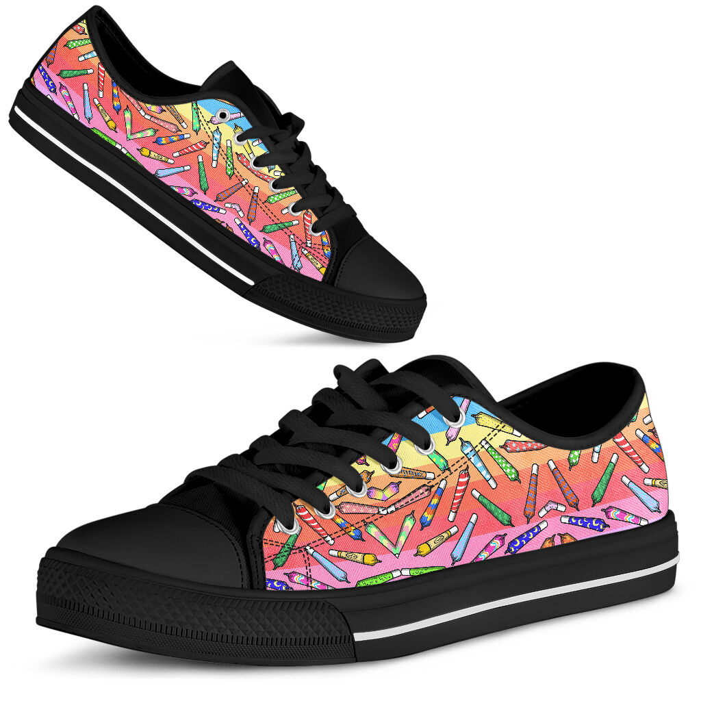 JWFancy Sweet Or Sweat - Weed  Low Top Canvas Sneakers Shoes For Men And Women