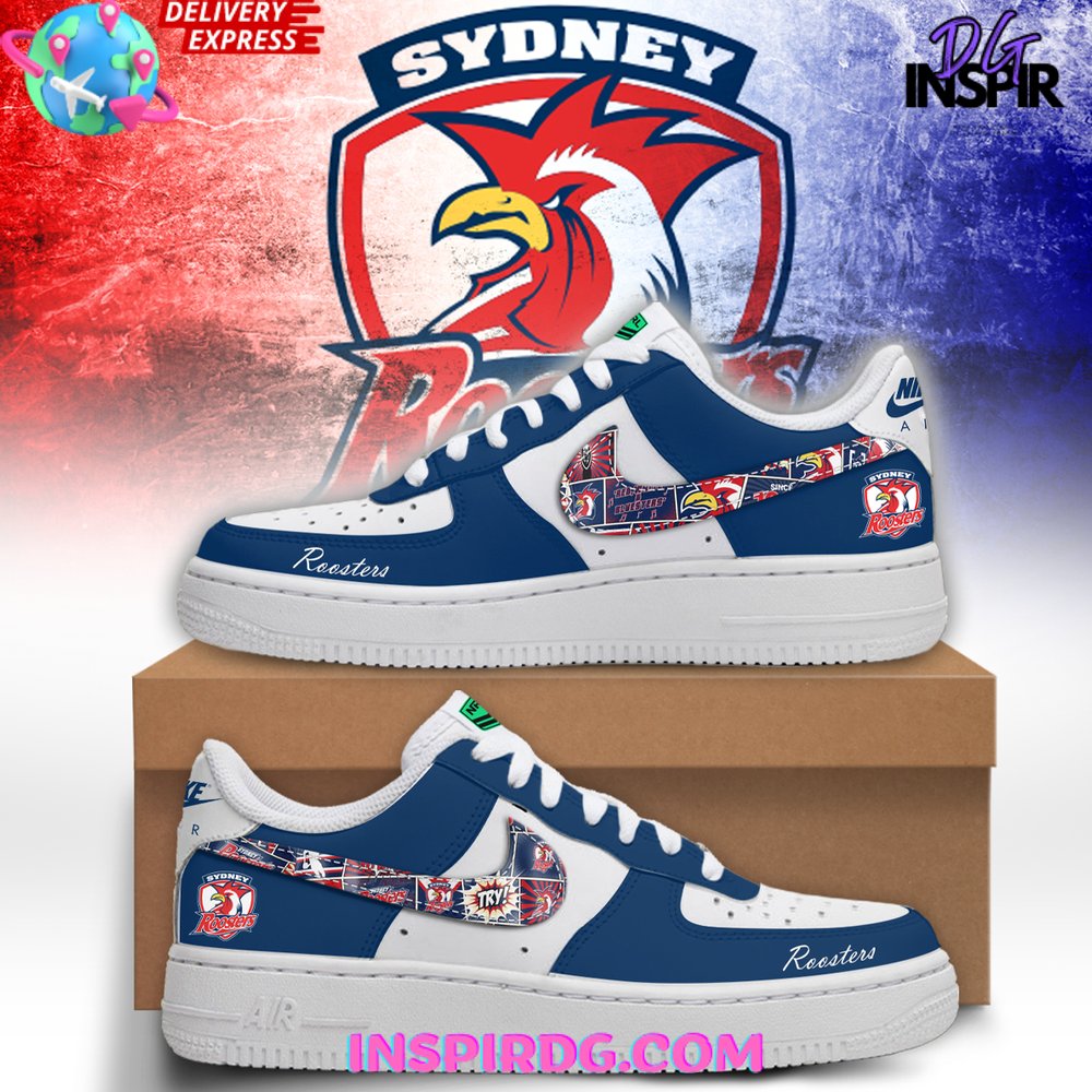 JWFancy Sydney Roosters Air Low-Top Sneakers Shoes For Men And Women