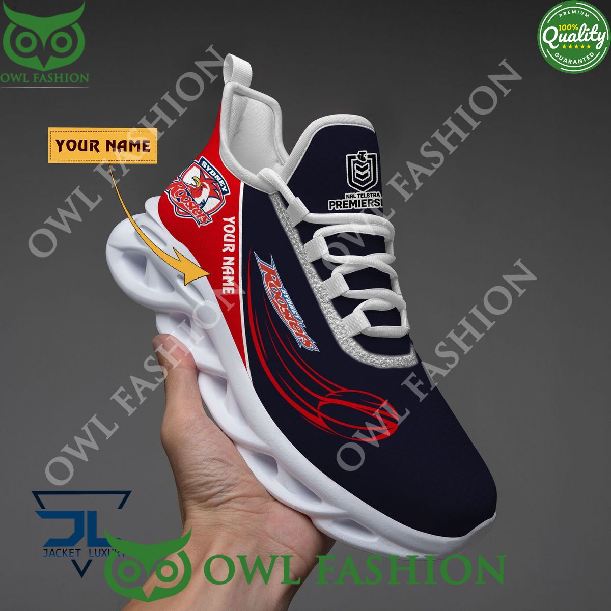 JWFancy Sydney Roosters Max Soul Shoes Sneakers For Men And Women