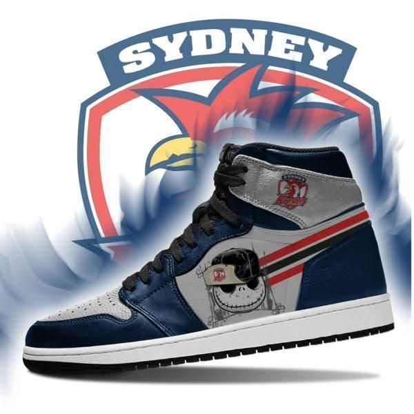JWFancy Sydney Roosters NRL AJ1 High Sneakers Shoes For Men And Women