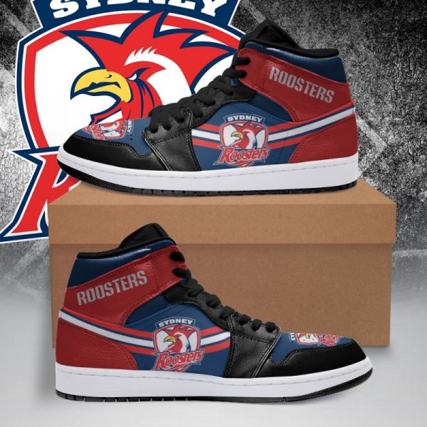 JWFancy Sydney Roosters NRL AJ1 High Sneakers Shoes For Men And Women