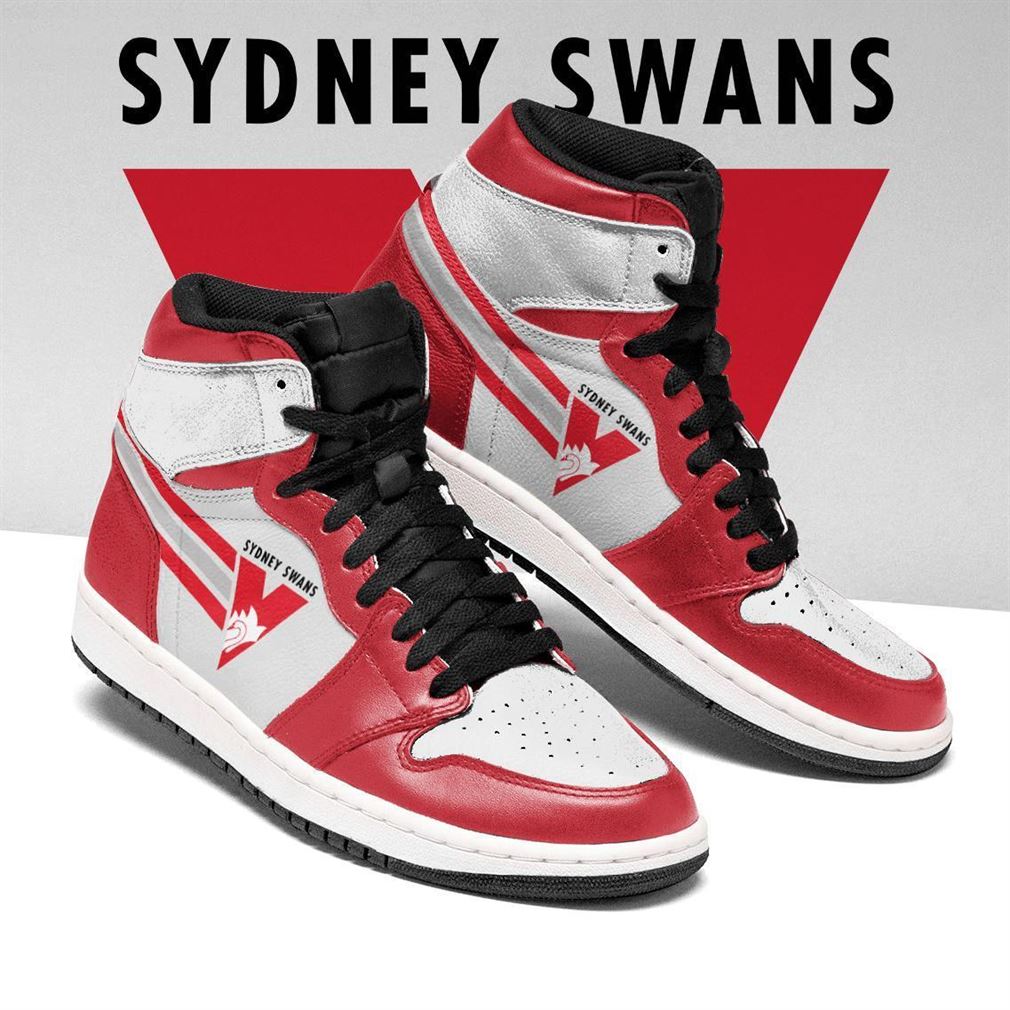 JWFancy Sydney Swans AFL AJ1 High Sneakers Shoes For Men And Women