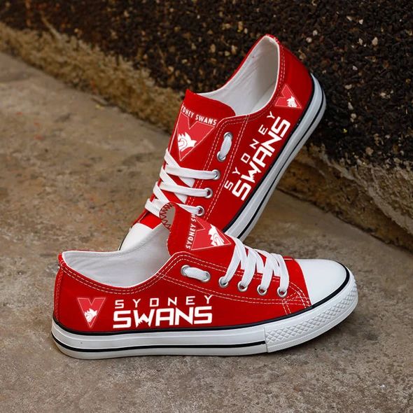 JWFancy Sydney Swans Low Top Canvas Sneakers Shoes For Men And Women