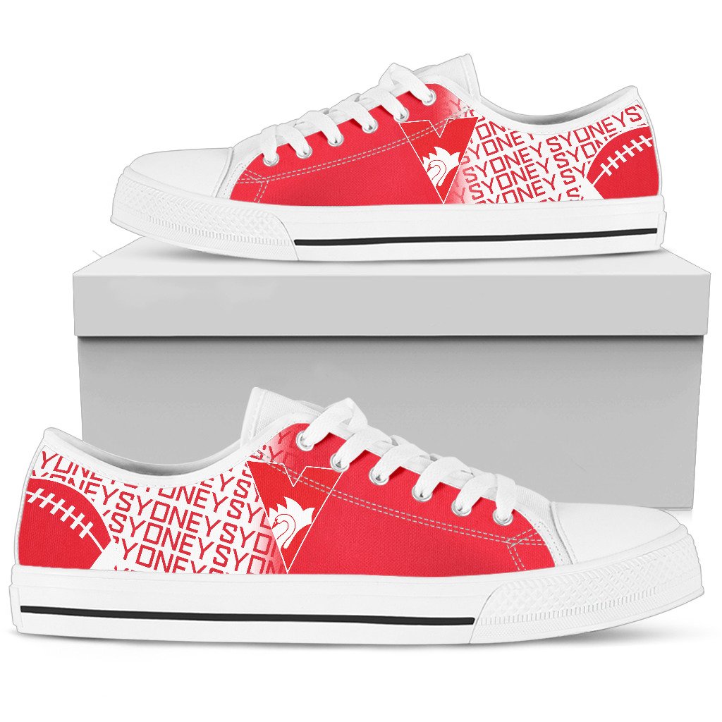 JWFancy Sydney Swans Low Top Canvas Sneakers Shoes For Men And Women
