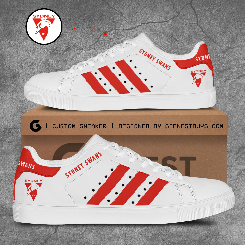 JWFancy Sydney Swans Skate Stan Shoes Sneakes For Men And Women