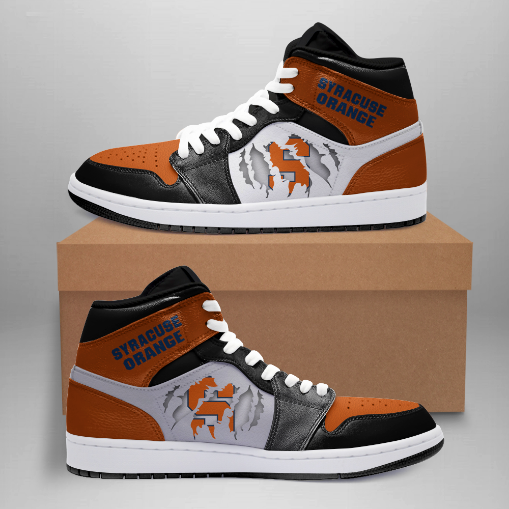 JWFancy Syracuse Orange AJ1 High Sneakers Shoes For Men And Women