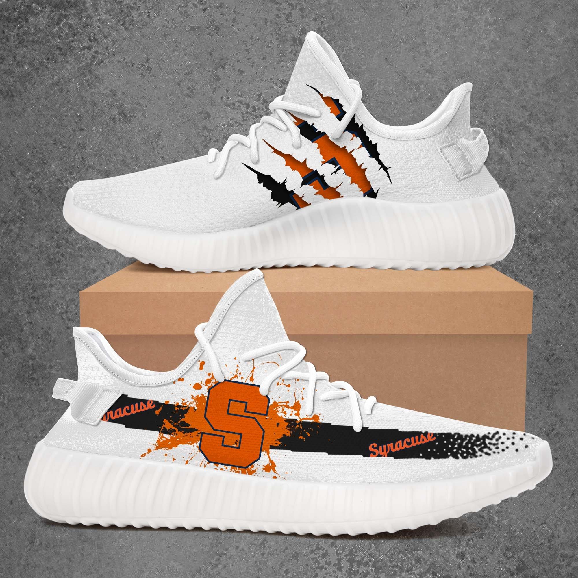 JWFancy Syracuse Orange Yeezy Boost Shoes For Men And Women