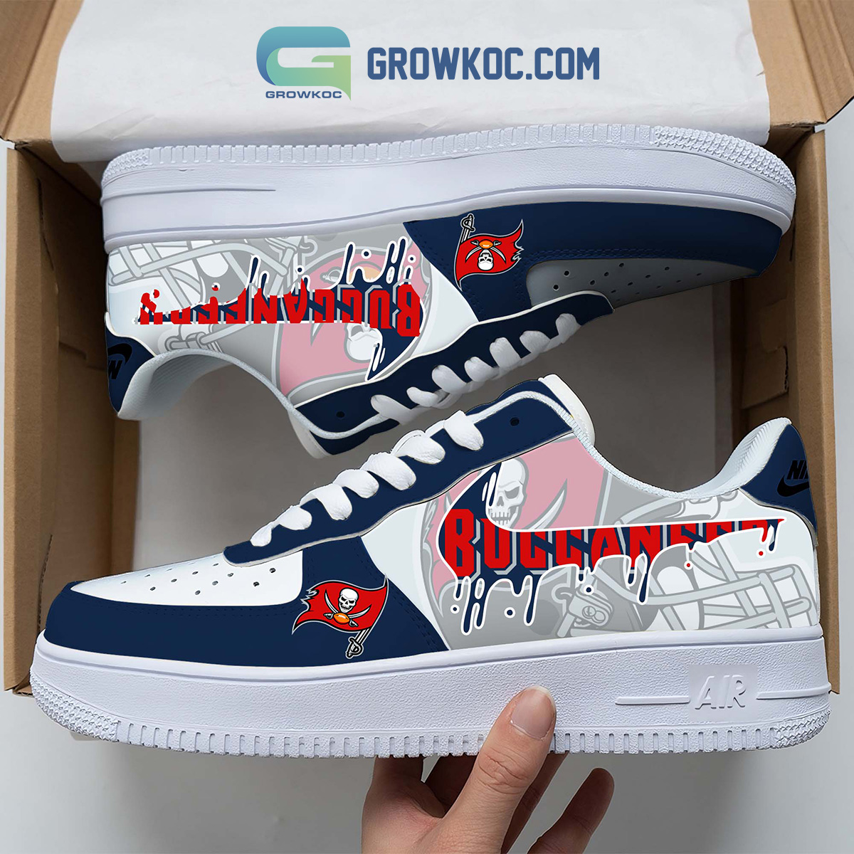 JWFancy Tampa Bay Buccaneers Air Low-Top Sneakers Shoes For Men And Women