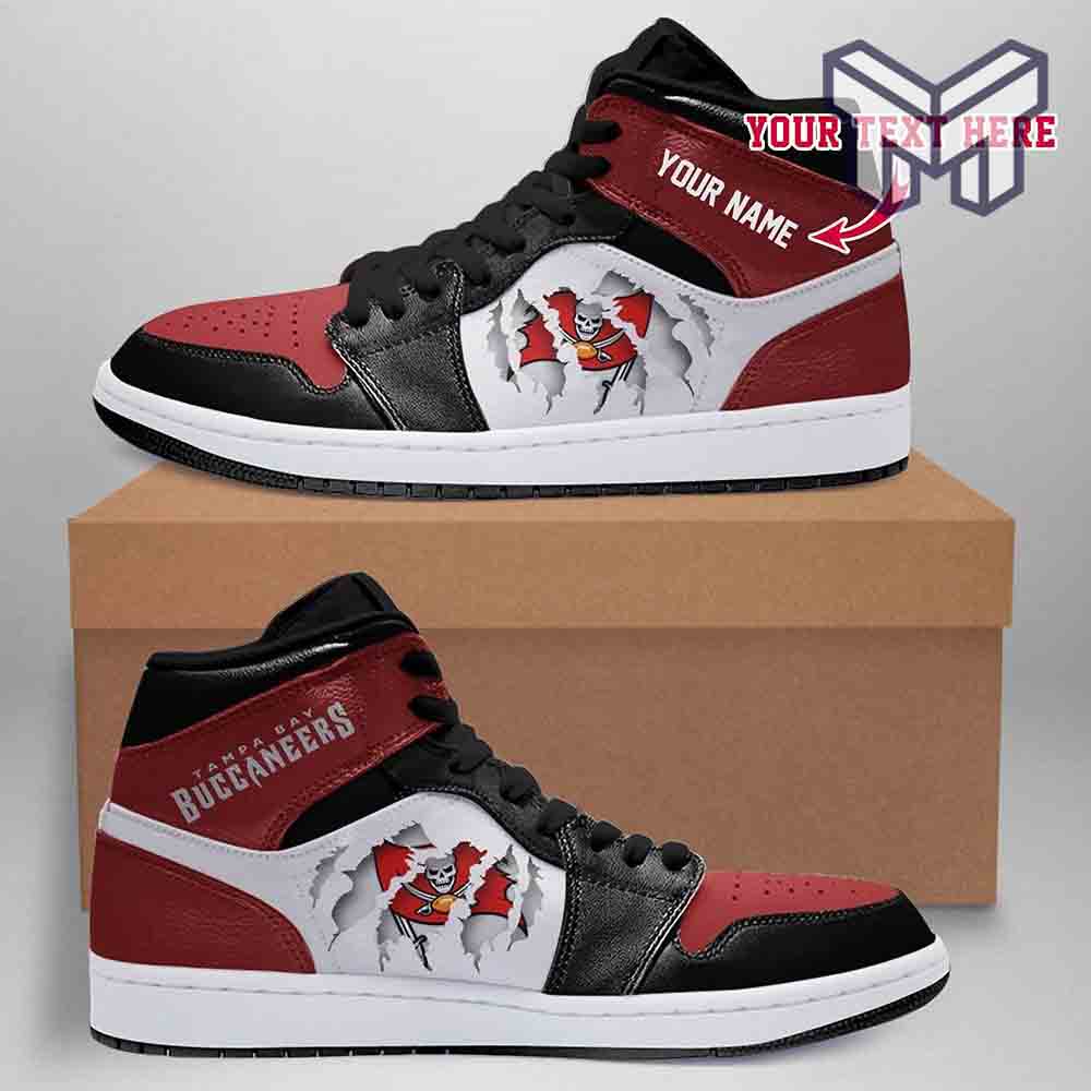 JWFancy Tampa Bay Buccaneers AJ1 High Sneakers Shoes For Men And Women