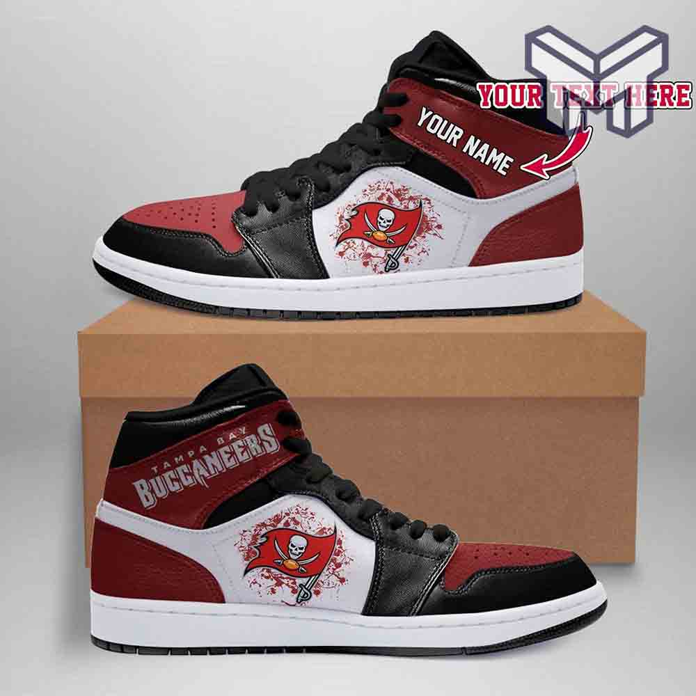 JWFancy Tampa Bay Buccaneers AJ1 High Sneakers Shoes For Men And Women