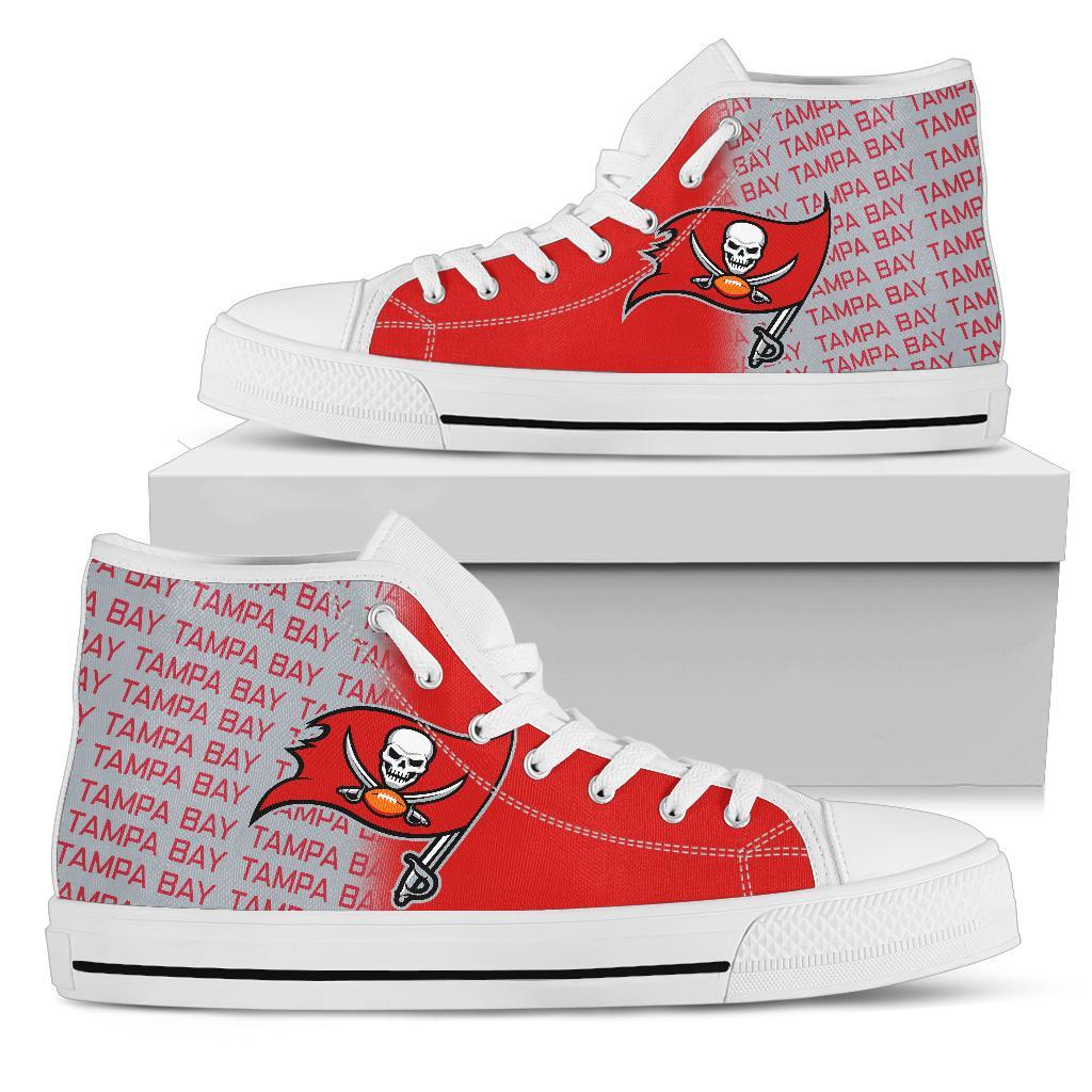 JWFancy Tampa Bay Buccaneers High Top Canvas Sneakers Shoes For Men And Women