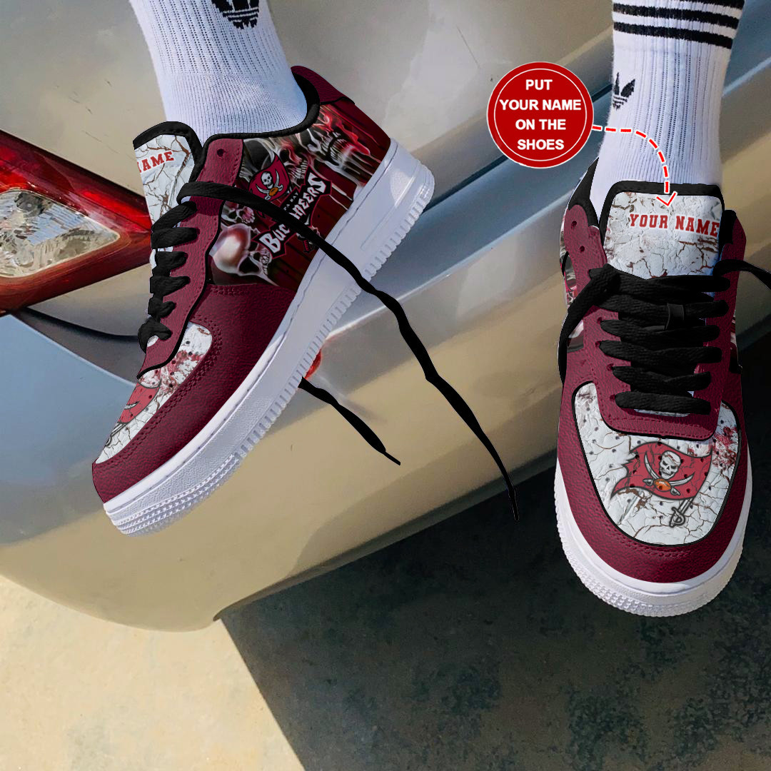 JWFancy Tampa Bay Buccaneers NFL Air Low-Top Sneakers Shoes For Men And Women