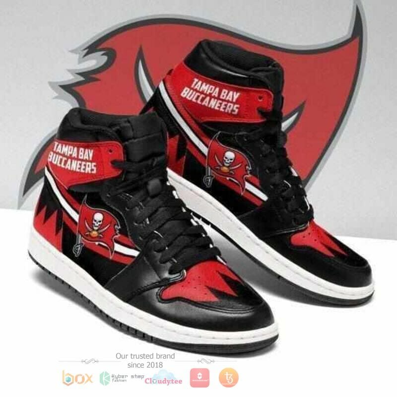 JWFancy Tampa Bay Buccaneers NFL AJ1 High Sneakers Shoes For Men And Women