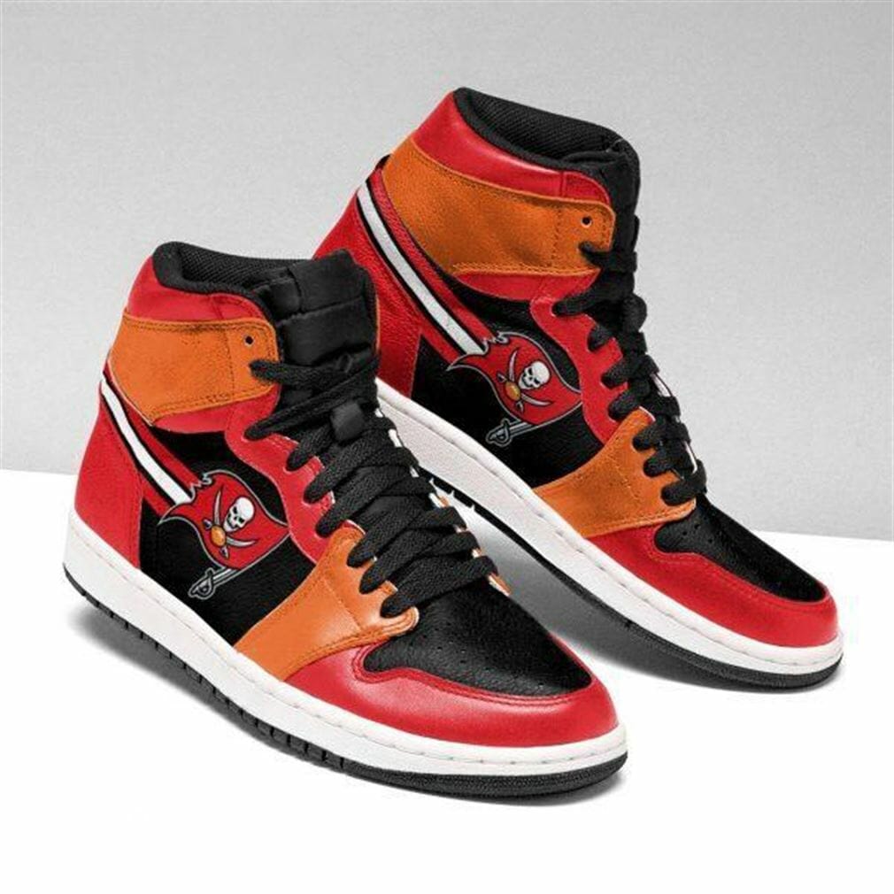 JWFancy Tampa Bay Buccaneers NFL AJ1 High Sneakers Shoes For Men And Women