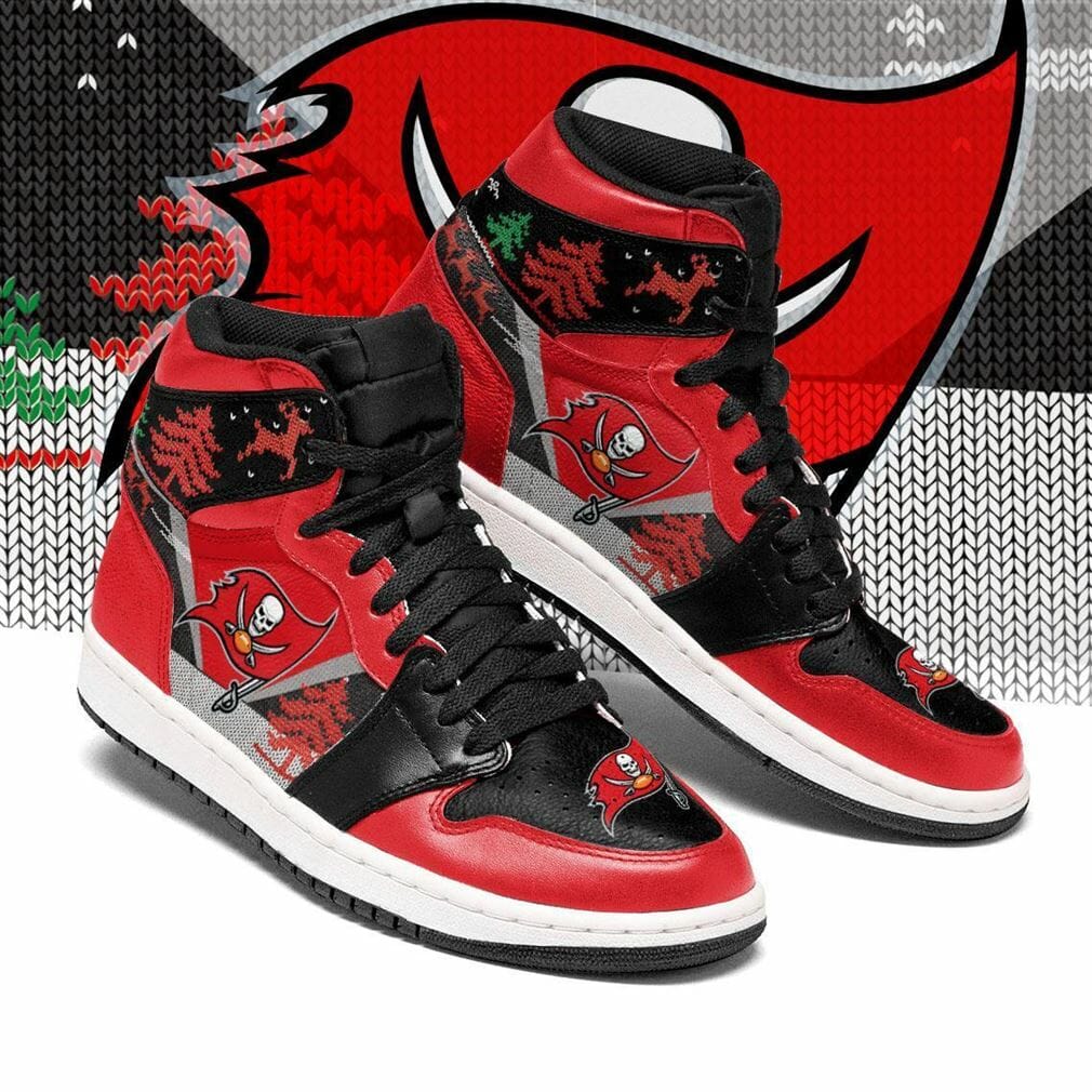 JWFancy Tampa Bay Buccaneers NFL AJ1 High Sneakers Shoes For Men And Women