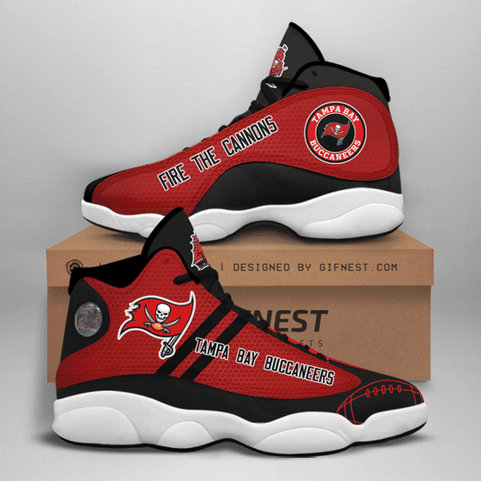 JWFancy Tampa Bay Buccaneers NFL AJ13 Sneakers Shoes For Men And Women