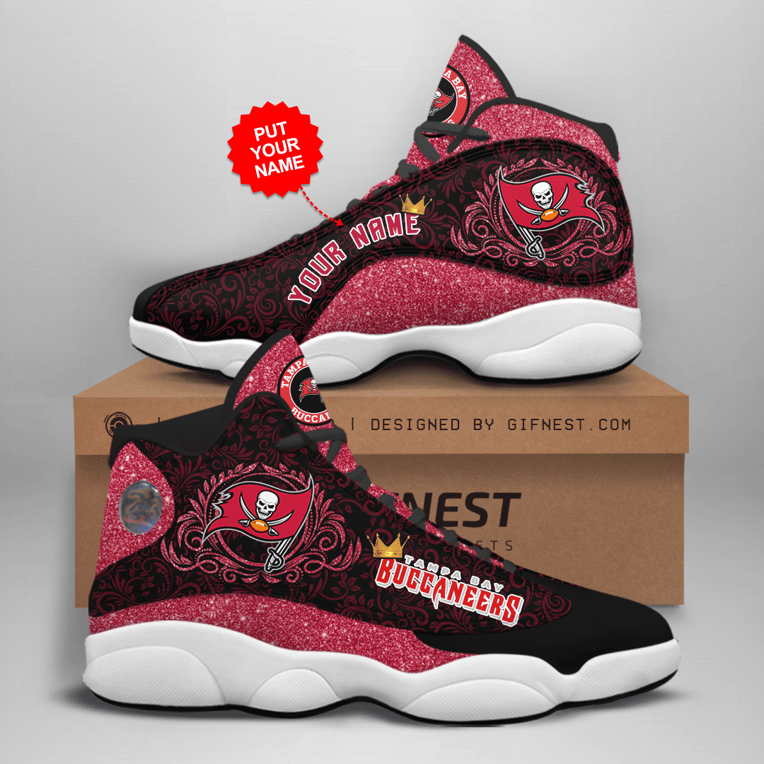 JWFancy Tampa Bay Buccaneers NFL AJ13 Sneakers Shoes For Men And Women