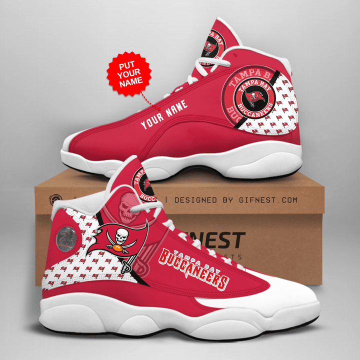 JWFancy Tampa Bay Buccaneers NFL AJ13 Sneakers Shoes For Men And Women