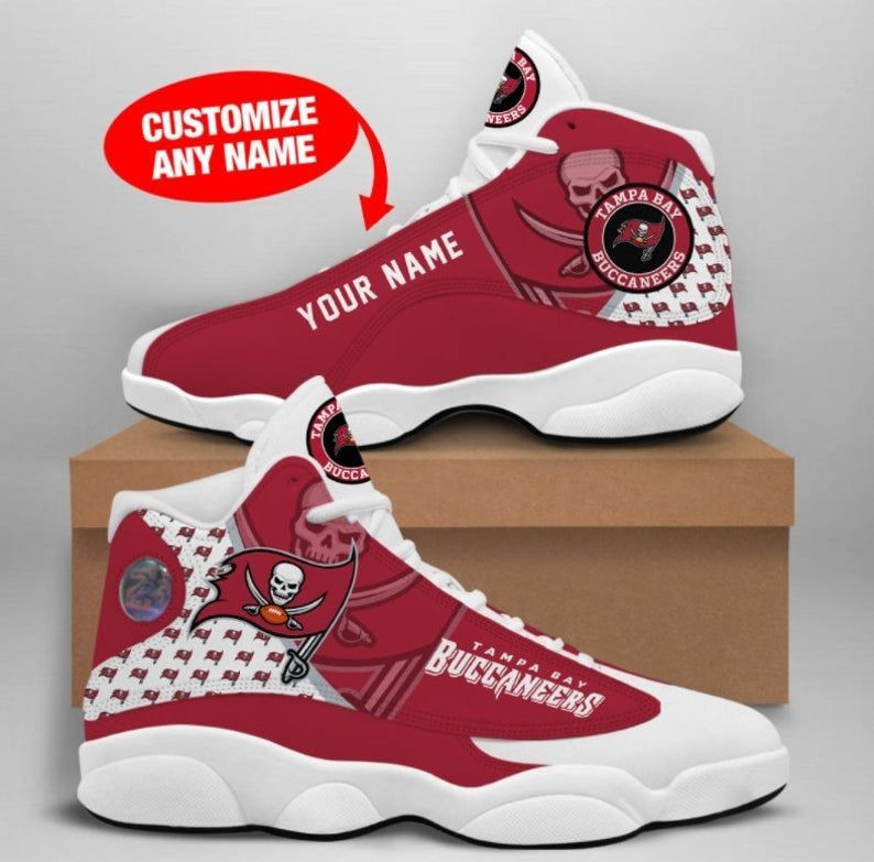 JWFancy Tampa Bay Buccaneers NFL AJ13 Sneakers Shoes For Men And Women