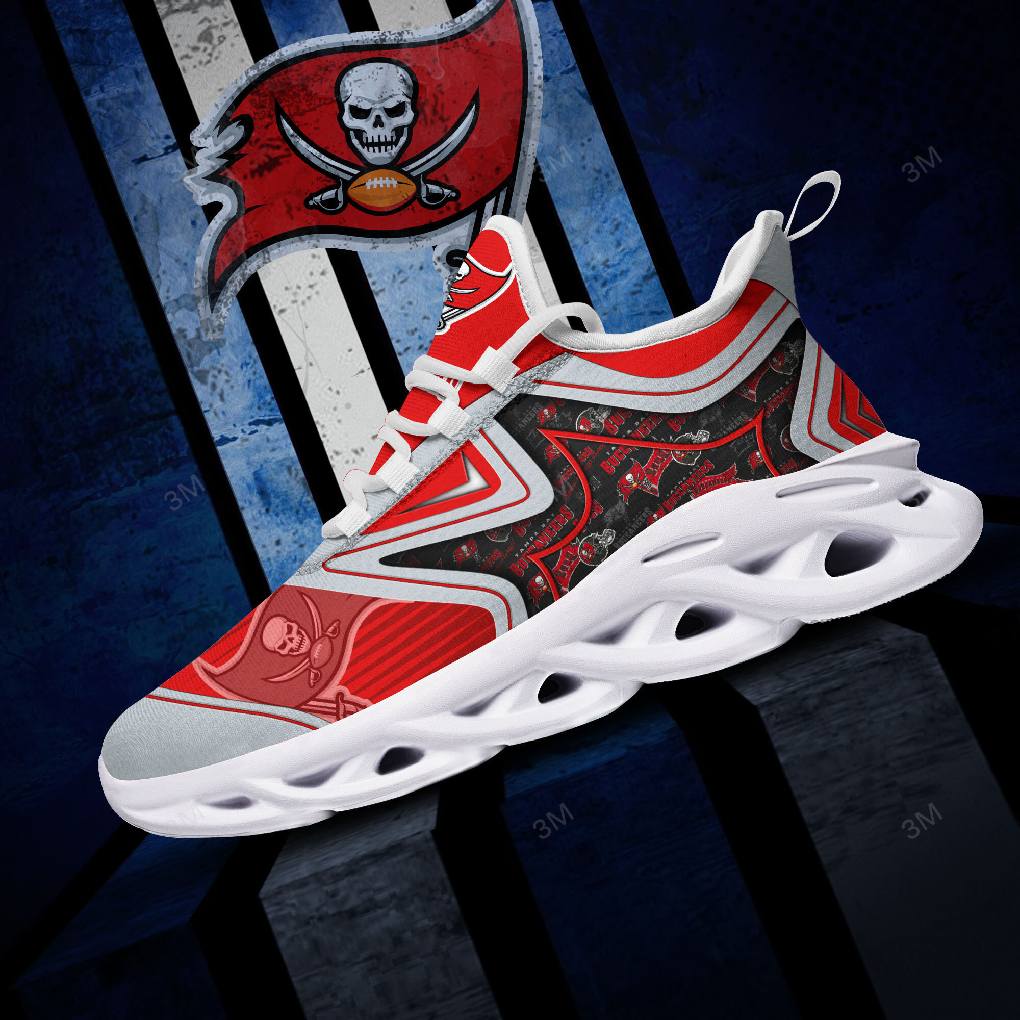 JWFancy Tampa Bay Buccaneers NFL Max Soul Shoes Sneakers For Men And Women