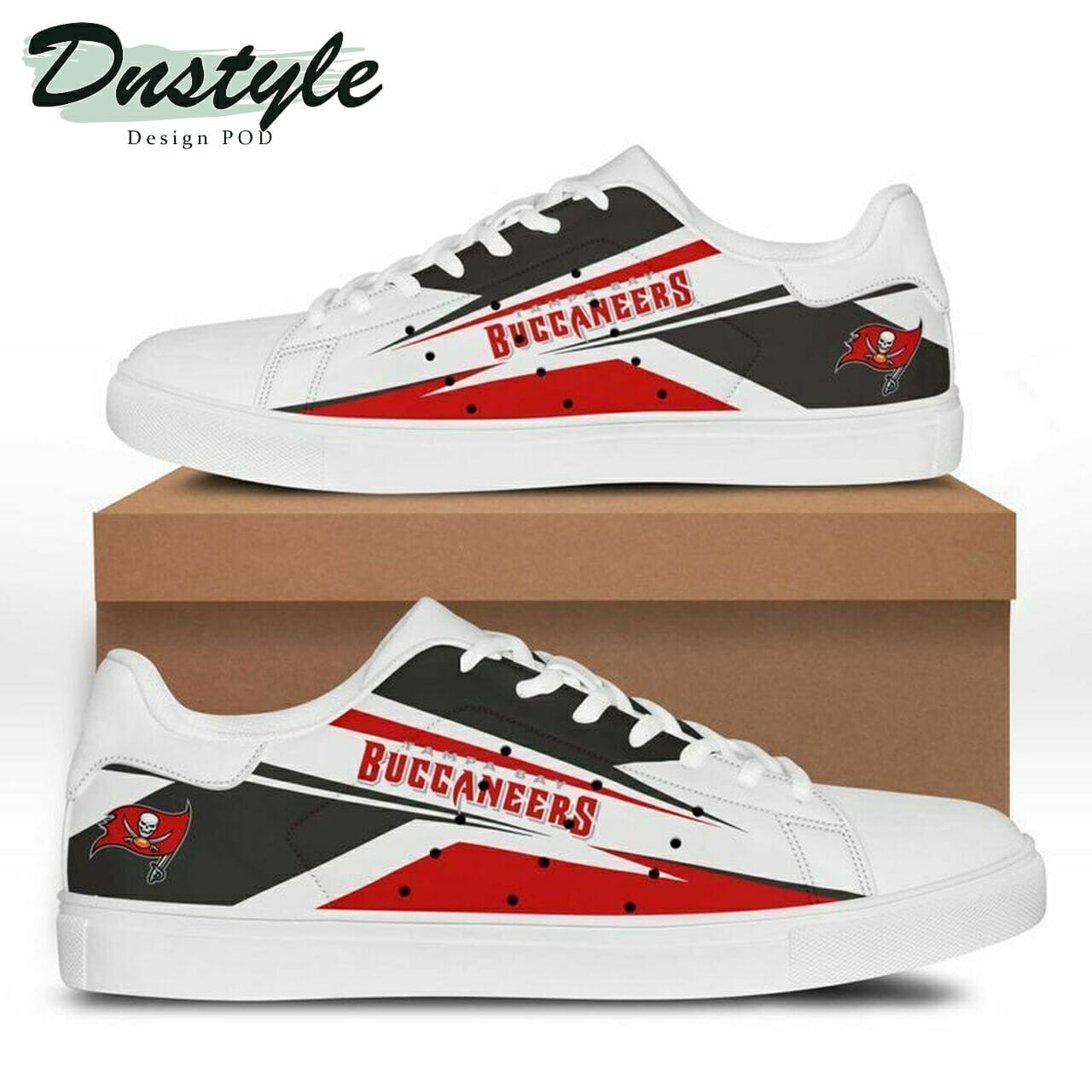 JWFancy Tampa Bay Buccaneers Skate Stan Shoes Sneakes For Men And Women