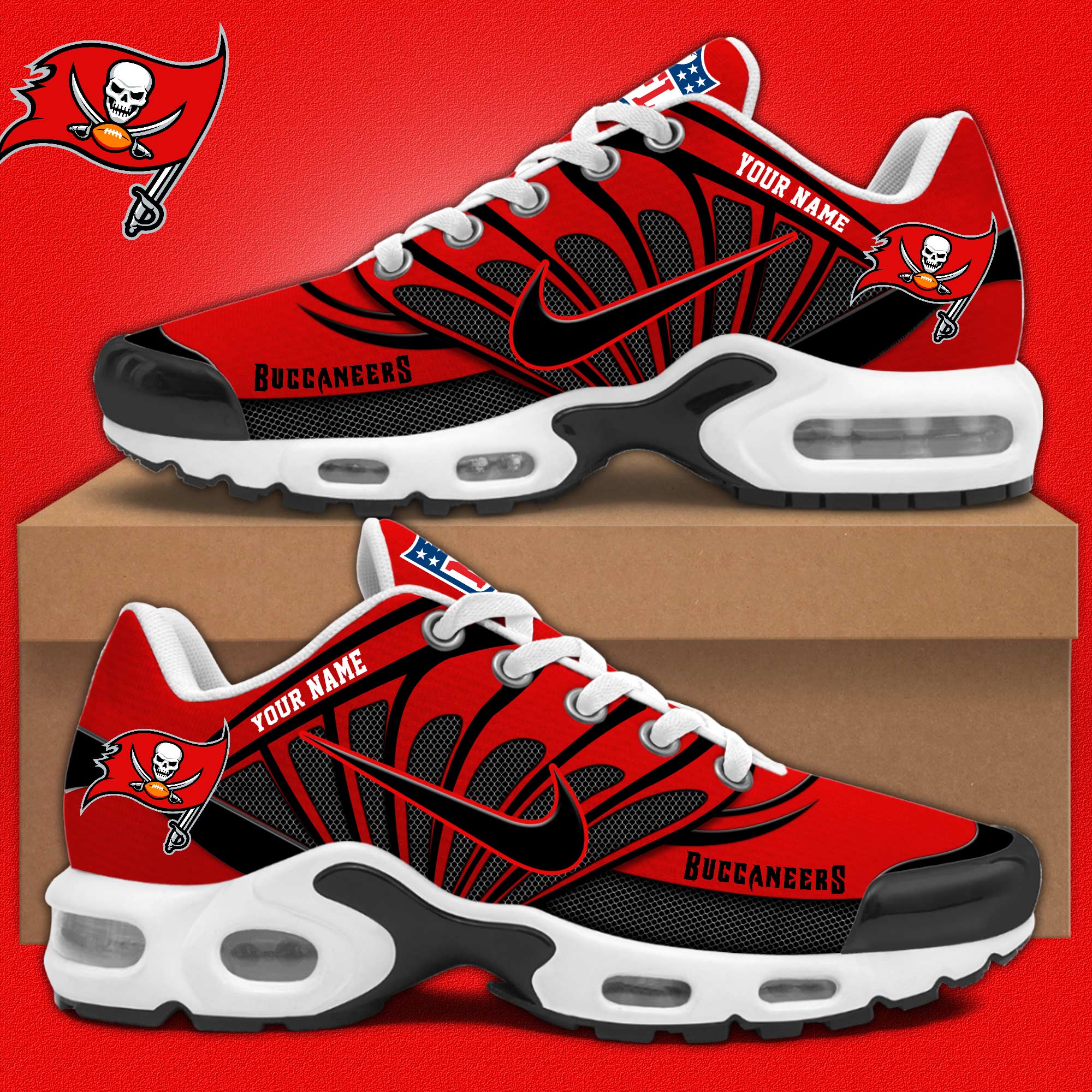 JWFancy Tampa Bay Buccaneers TN Shoes Sneakers For Men And Women
