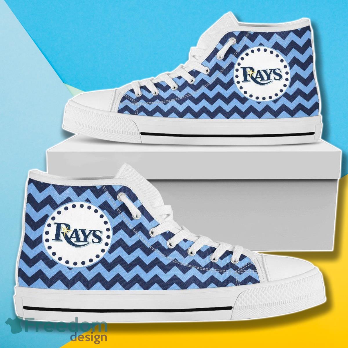 JWFancy Tampa Bay Rays High Top Canvas Sneakers Shoes For Men And Women