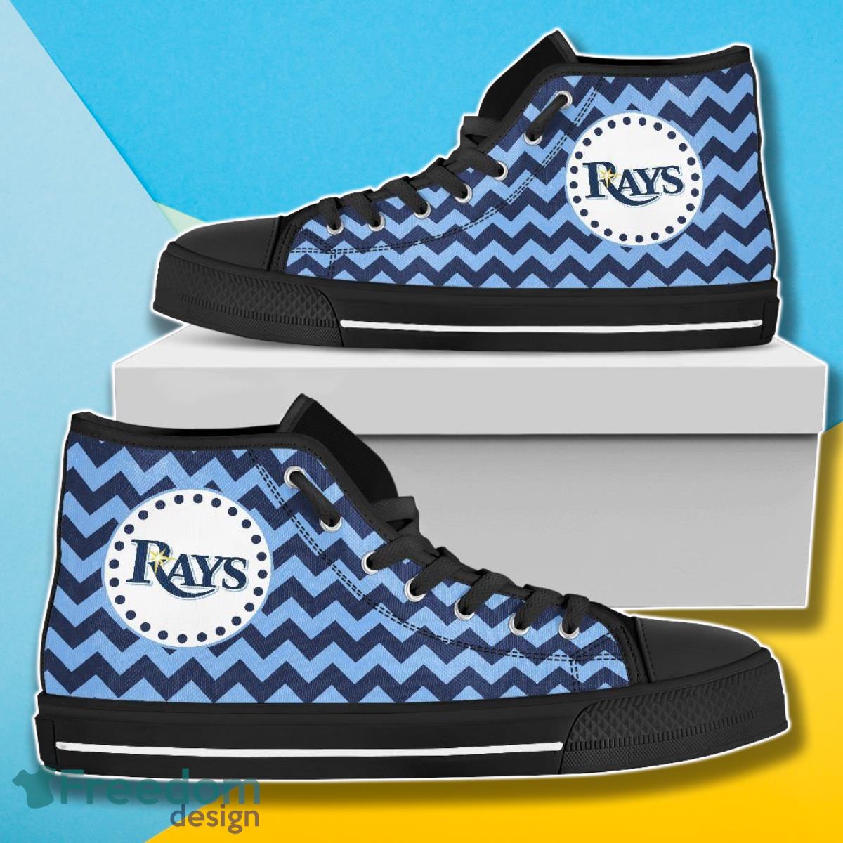 JWFancy Tampa Bay Rays High Top Canvas Sneakers Shoes For Men And Women
