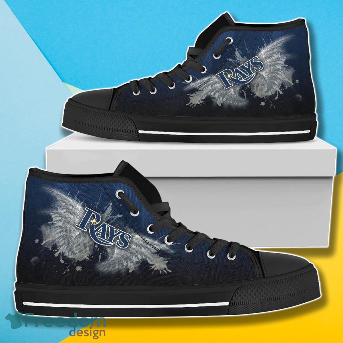 JWFancy Tampa Bay Rays High Top Canvas Sneakers Shoes For Men And Women