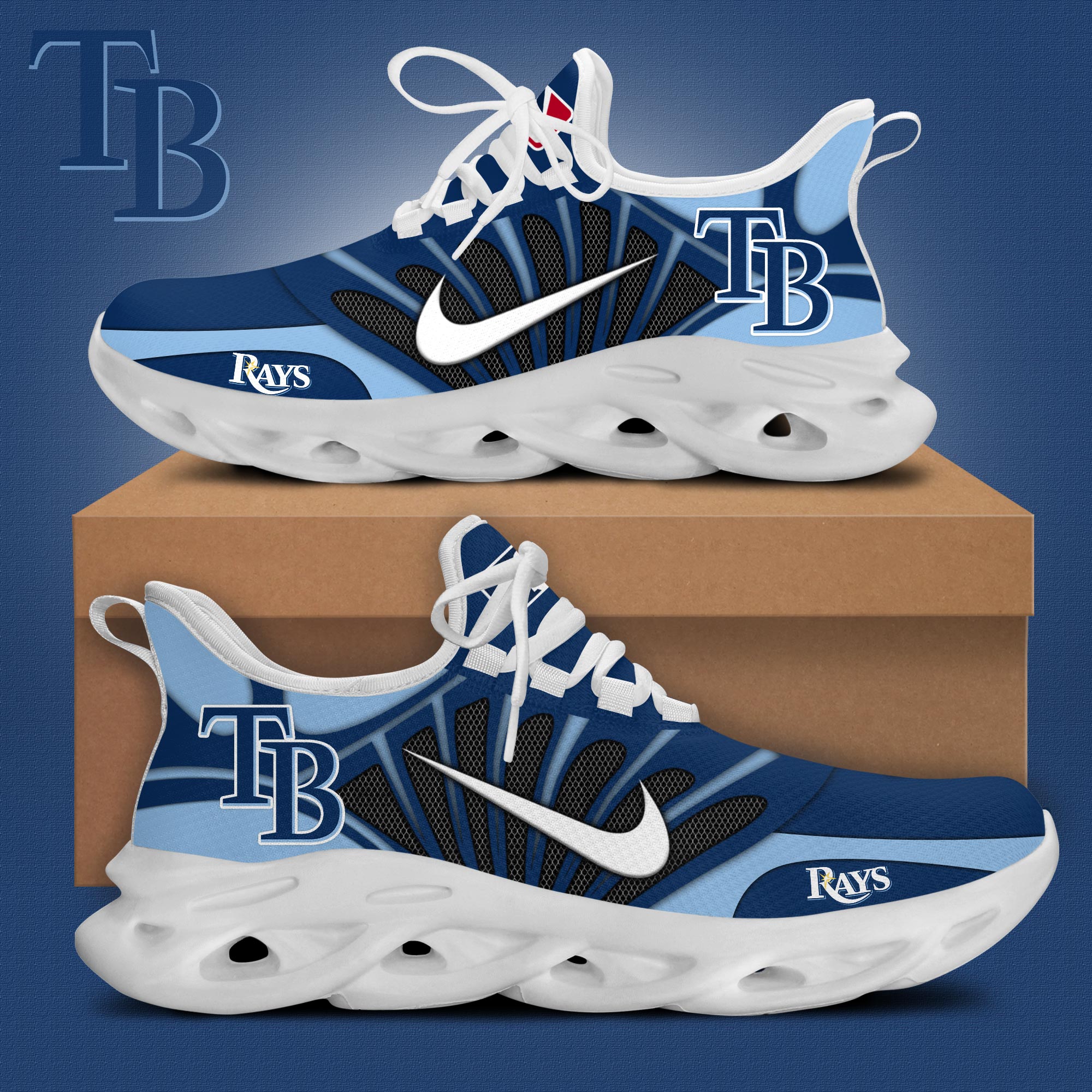 JWFancy Tampa Bay Rays Max Soul Shoes Sneakers For Men And Women