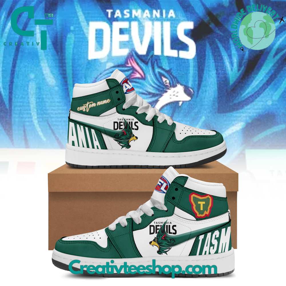 JWFancy Tasmania Devils AJ1 High Sneakers Shoes For Men And Women