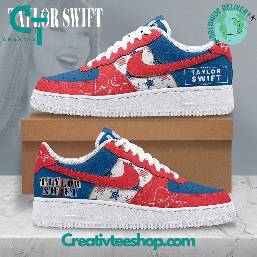 JWFancy Taylor Swift 4th of July America Air Low-Top Sneakers Shoes For Men And Women