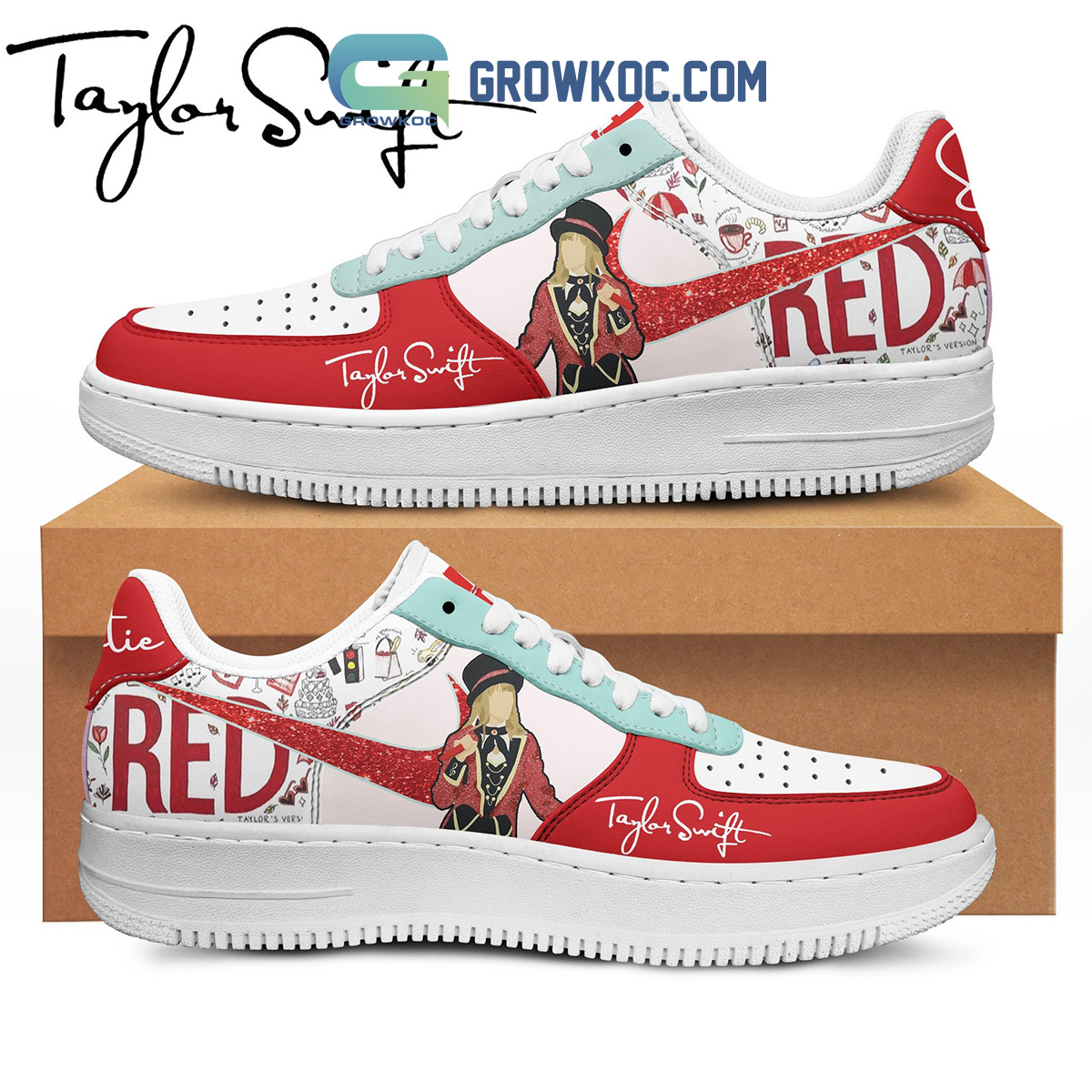 JWFancy Taylor Swift Air Low-Top Sneakers Shoes For Men And Women
