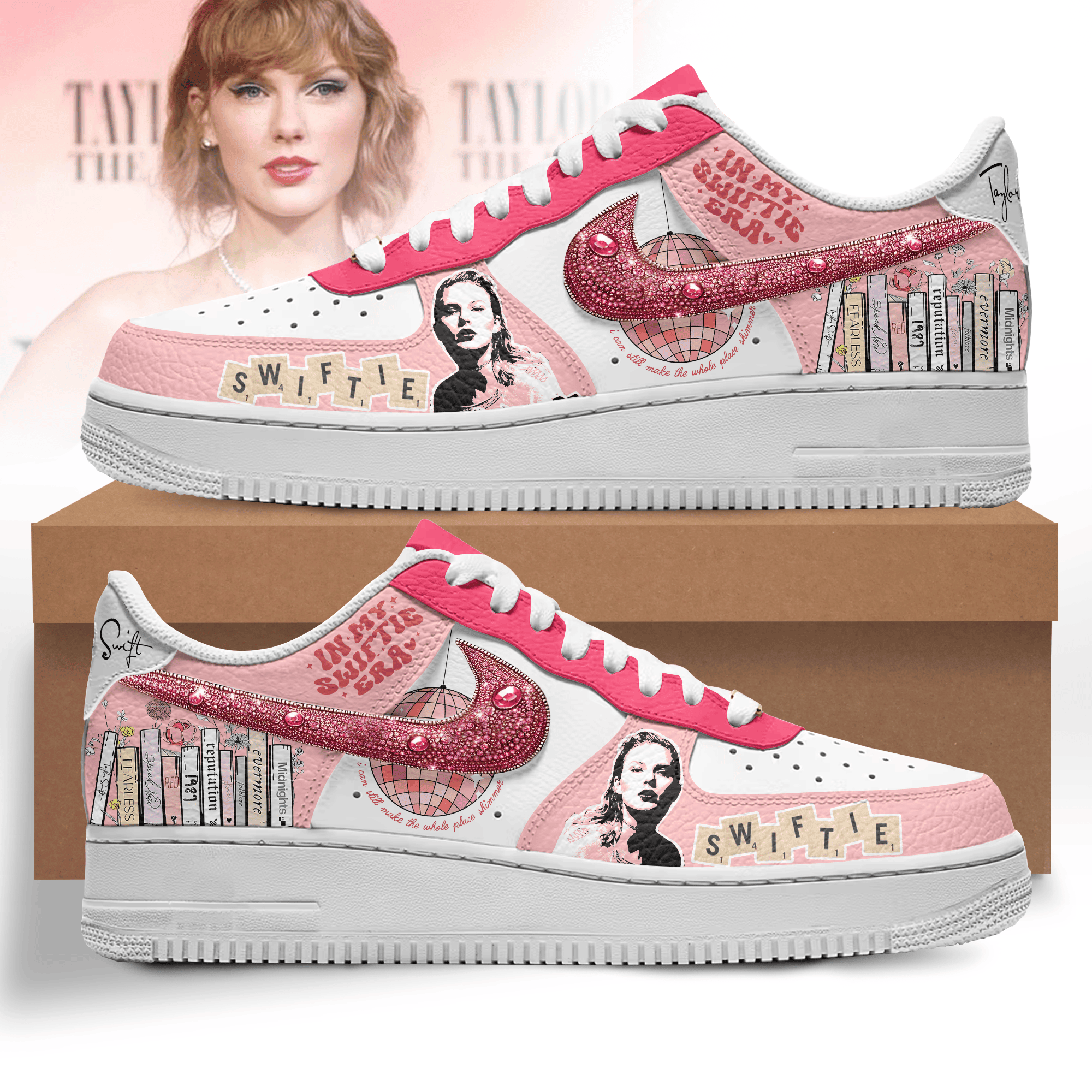 JWFancy Taylor Swift Air Low-Top Sneakers Shoes For Men And Women