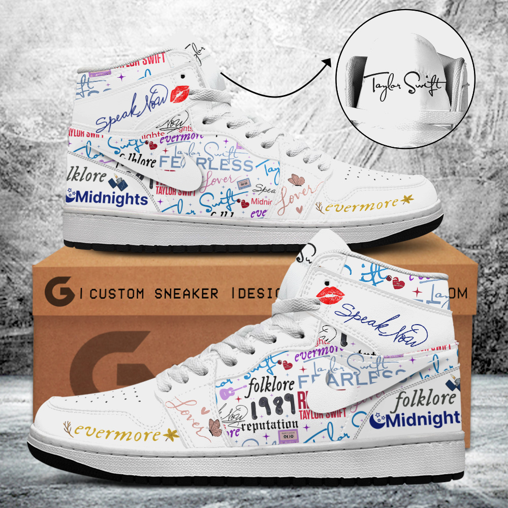 JWFancy Taylor Swift AJ1 High Sneakers Shoes For Men And Women