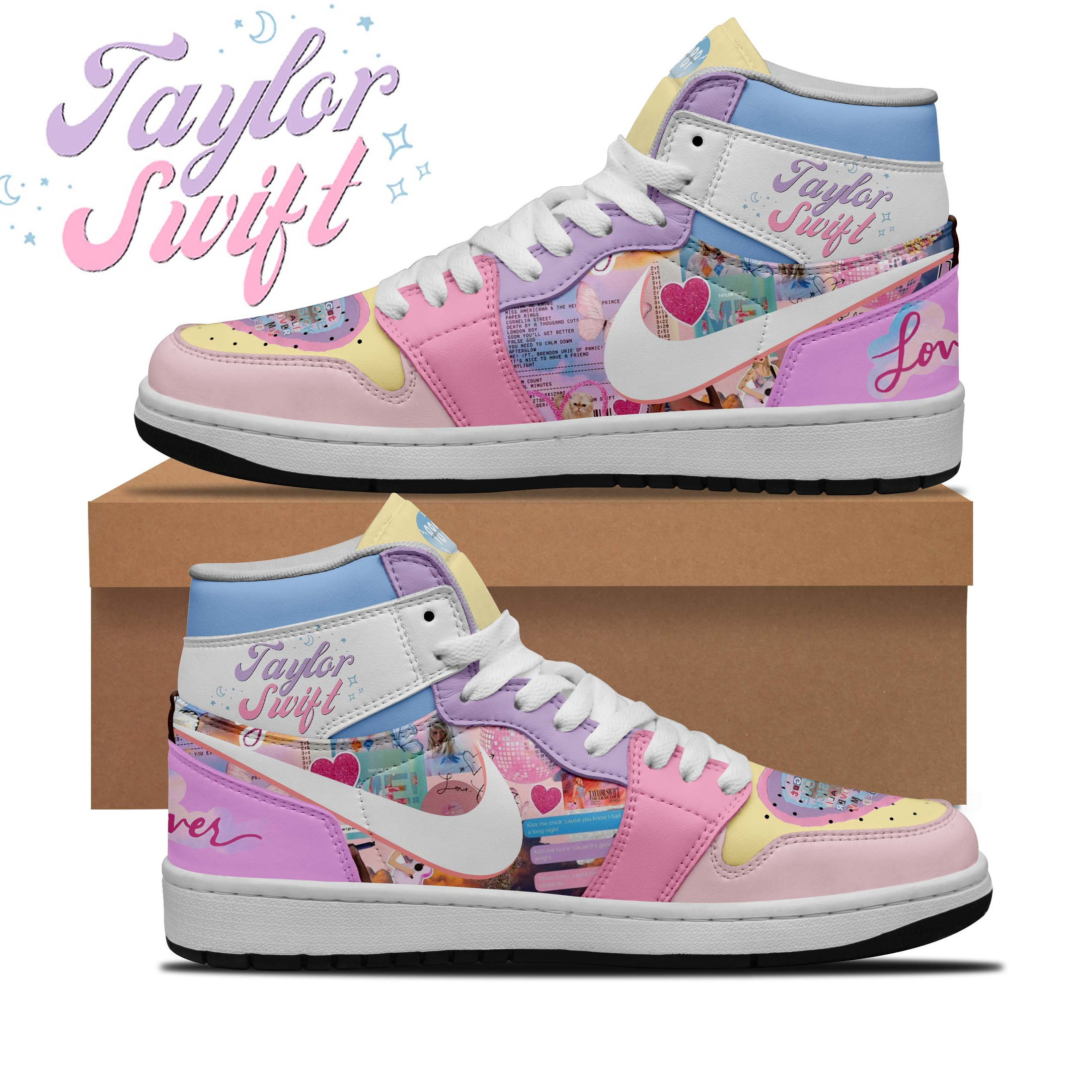 JWFancy Taylor Swift AJ1 High Sneakers Shoes For Men And Women