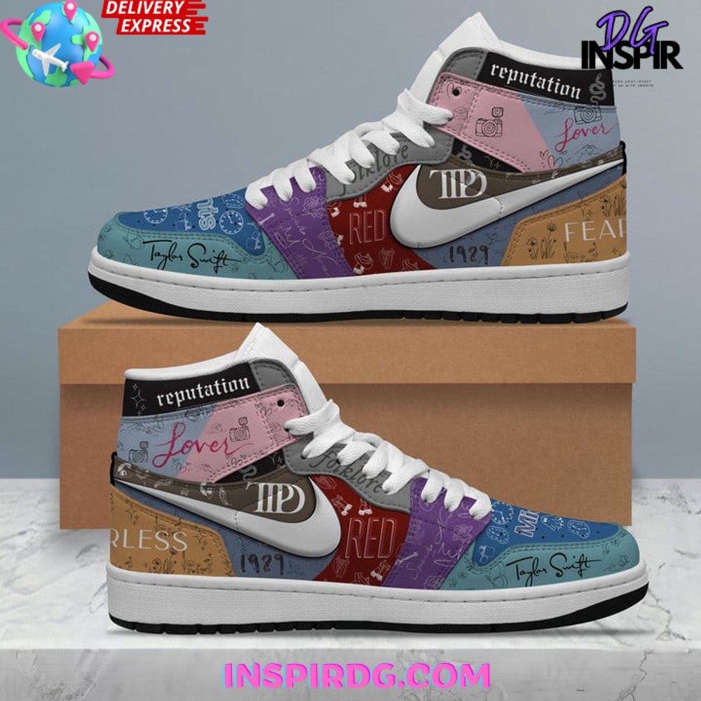 JWFancy Taylor Swift AJ1 High Sneakers Shoes For Men And Women
