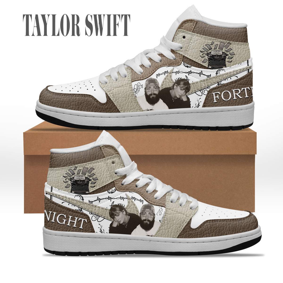 JWFancy Taylor Swift AJ1 High Sneakers Shoes For Men And Women