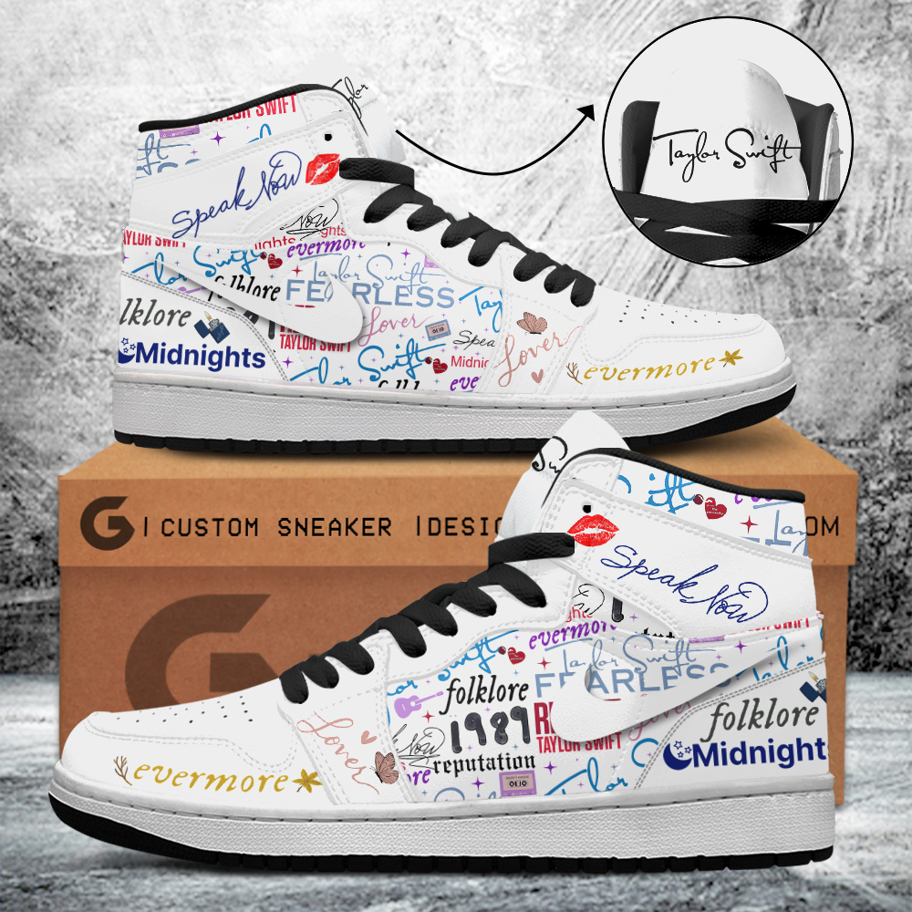 JWFancy Taylor Swift AJ1 High Sneakers Shoes For Men And Women