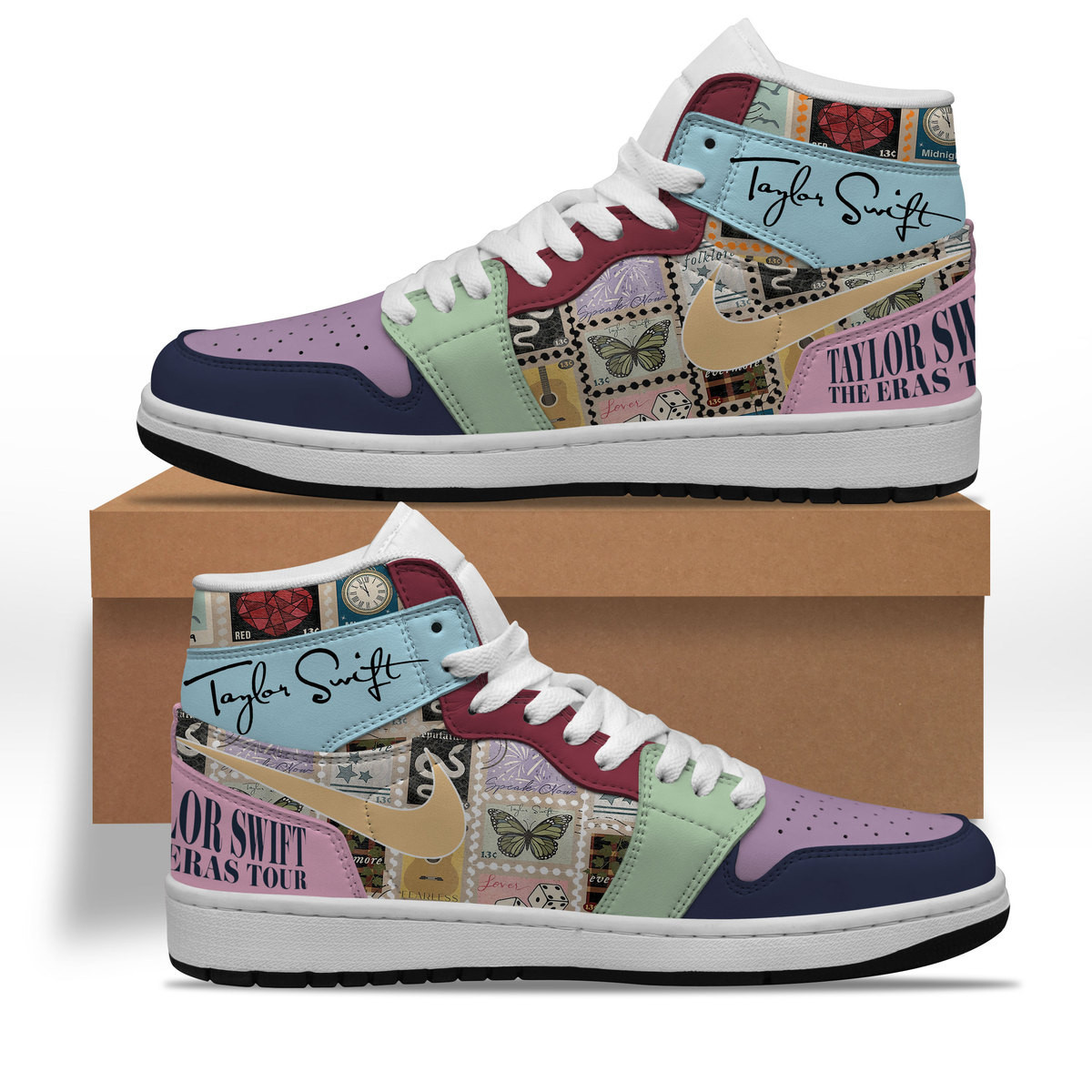 JWFancy Taylor Swift AJ1 High Sneakers Shoes For Men And Women