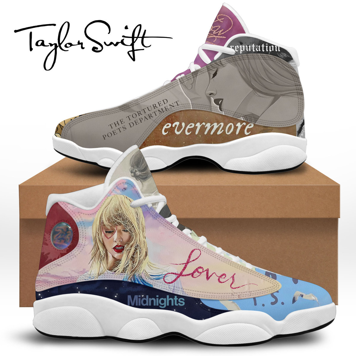 JWFancy Taylor Swift AJ13 Sneakers Shoes For Men And Women