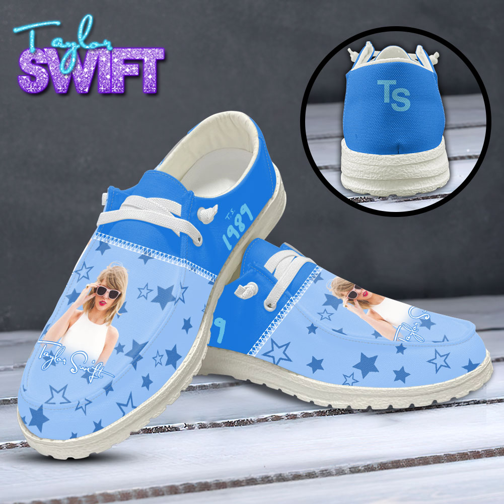 JWFancy Taylor Swift Hey Dude Shoes Wally Men's Lace Up Loafers Comfortable For Men And Women