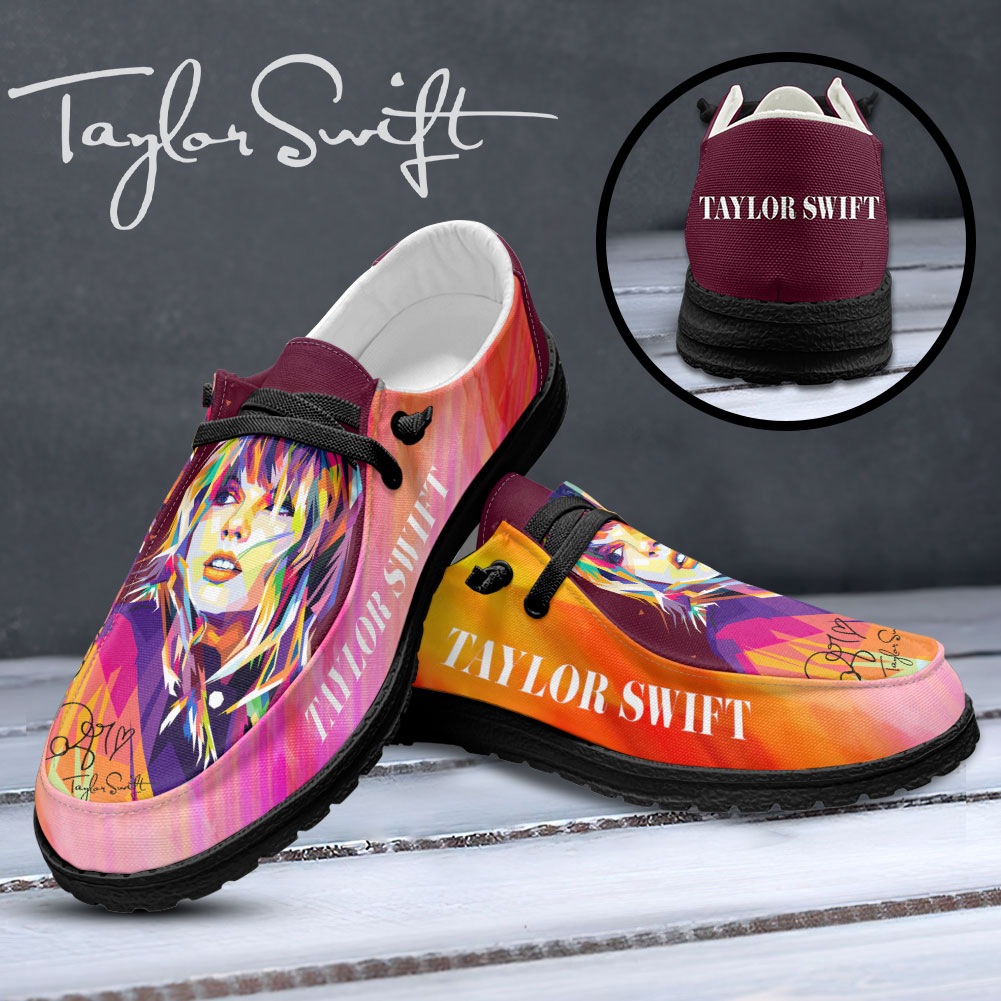JWFancy Taylor Swift Hey Dude Shoes Wally Men's Lace Up Loafers Comfortable For Men And Women