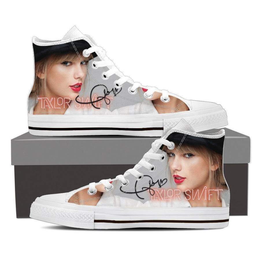 JWFancy Taylor Swift High Top Canvas Sneakers Shoes For Men And Women
