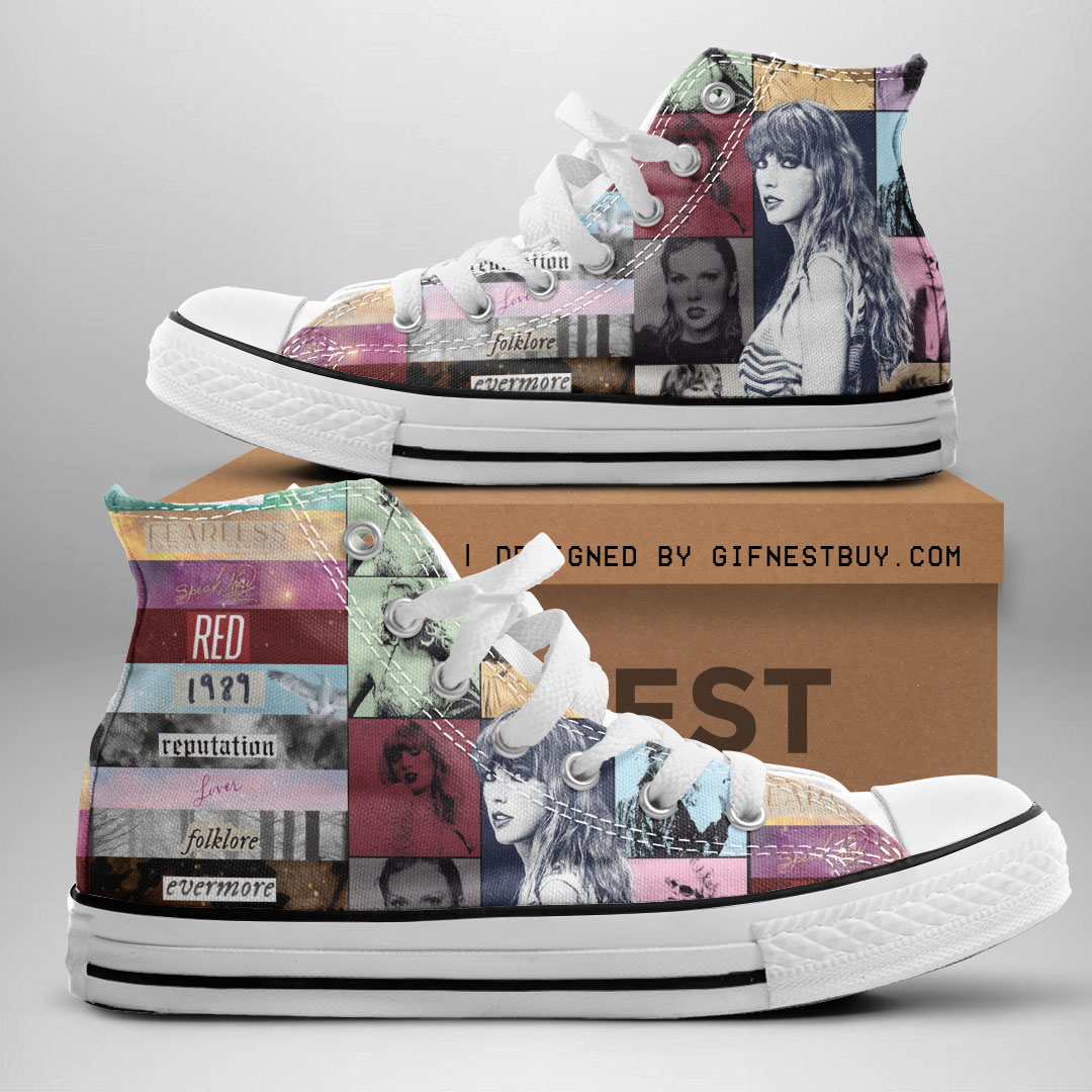 JWFancy Taylor Swift High Top Canvas Sneakers Shoes For Men And Women