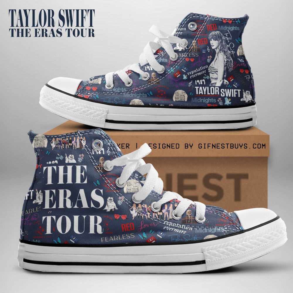 JWFancy Taylor Swift High Top Canvas Sneakers Shoes For Men And Women